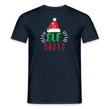 Eleven Little Christmas Elves Fairy Tales Child Gift - Men's T-Shirt - navy - Front - AI Model Male 178 light (178cm)