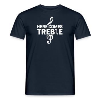 Vinyl Musiker Retro Musik Vinyl Vintage Musizieren - Männer T-Shirt - Navy - Vorne - AI Model Male 178 light (178cm)