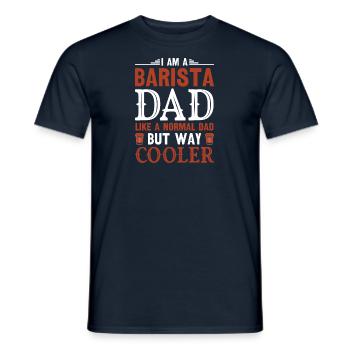 Bartender Bartender Barista Gift Dad Dad - Men's T-Shirt - navy - Front - AI Model Male 178 light (178cm)