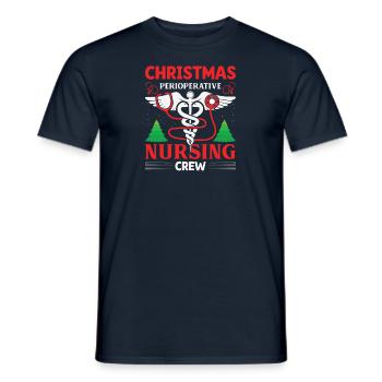 Infirmière de Noël - T-shirt homme - marine - Devant - AI Model Male 178 light (178cm)