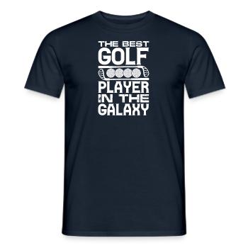 Golf Golfer Gift Hobby Club Quote - Men's T-Shirt - navy - Front - AI Model Male 178 light (178cm)