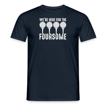 Golf Golfer Gift Hobby Club Quote - Men's T-Shirt - navy - Front - AI Model Male 178 light (178cm)