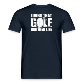 Frère golfeur d’un golfeur Frère golfeur - T-shirt homme - marine - Devant - AI Model Male 178 light (178cm)