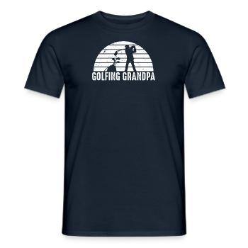 Golfer Opa Golfen Golf Sport Golfclub Rentner - Männer T-Shirt - Navy - Vorne - AI Model Male 178 light (178cm)