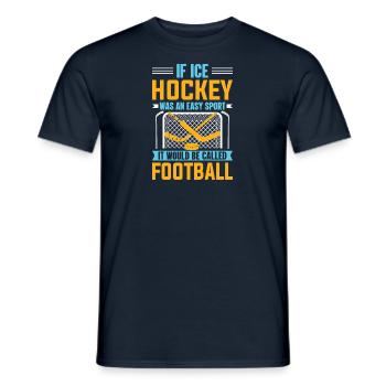 Eishockey Verein Team Sport Geschenk - Männer T-Shirt - Navy - Vorne - AI Model Male 178 light (178cm)