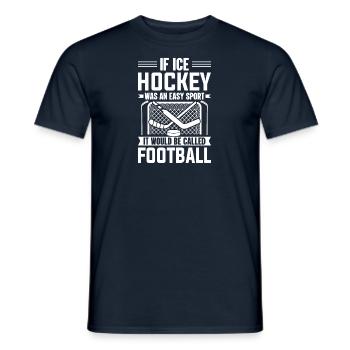 Eishockey Verein Team Sport Geschenk - Männer T-Shirt - Navy - Vorne - AI Model Male 178 light (178cm)