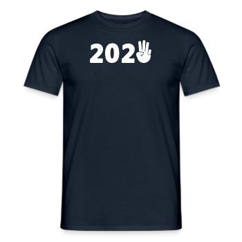 2023 zweitausend 23 Neujahr 2023 Jahr 2023 - Männer T-Shirt - Navy - Vorne - AI Model Male 178 light (178cm)