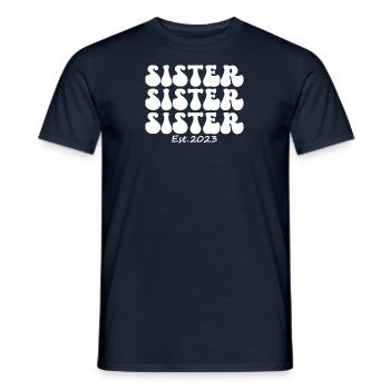 Sister 2023 - Men's T-Shirt - navy - Front - AI Model Male 178 light (178cm)