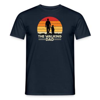 Welt bester Papa Vater Paare Paar Eltern Dad daddy - Männer T-Shirt - Navy - Vorne - AI Model Male 178 light (178cm)