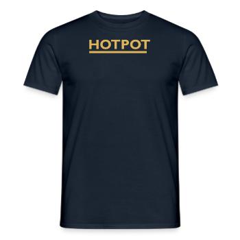 Chinese Fondue Hot Pot Hotpot - Men's T-Shirt - navy - Front - AI Model Male 178 light (178cm)