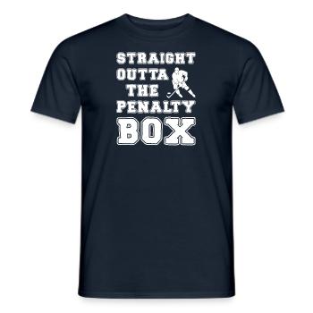 Eishockey Verein Team Sport Geschenk - Männer T-Shirt - Navy - Vorne - AI Model Male 178 light (178cm)