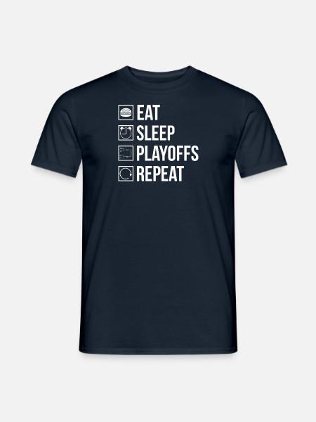 Eishockeyspieler Playoffs - Männer T-Shirt - Navy