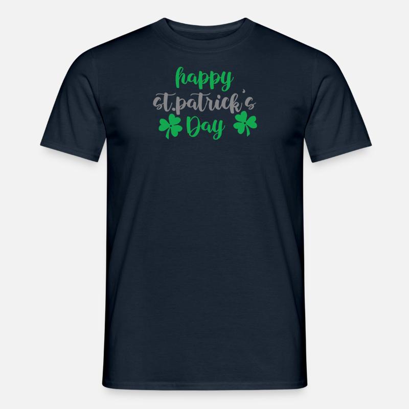 St. Patricks Day - Männer T-Shirt - Navy