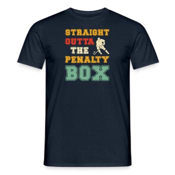 Eishockey Verein Team Sport Geschenk - Männer T-Shirt - Navy - Vorne - AI Model Male 178 light (178cm)