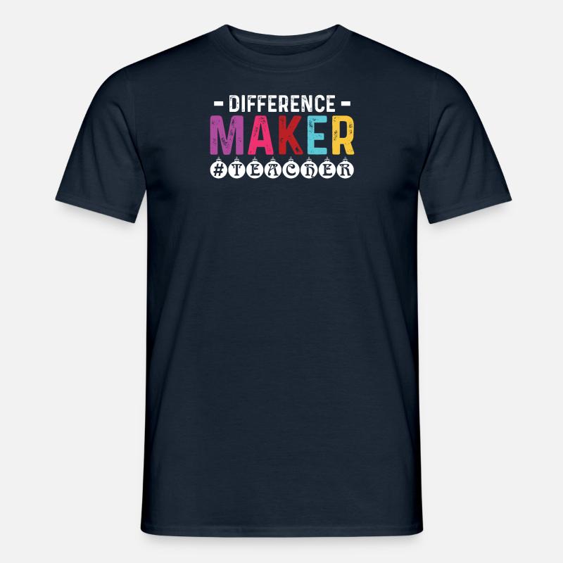 Lehrer bester Lehrer Geschenk - Männer T-Shirt - Navy