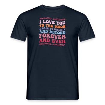 Woman Child Love - Men's T-Shirt - navy - Front - AI Model Male 178 light (178cm)