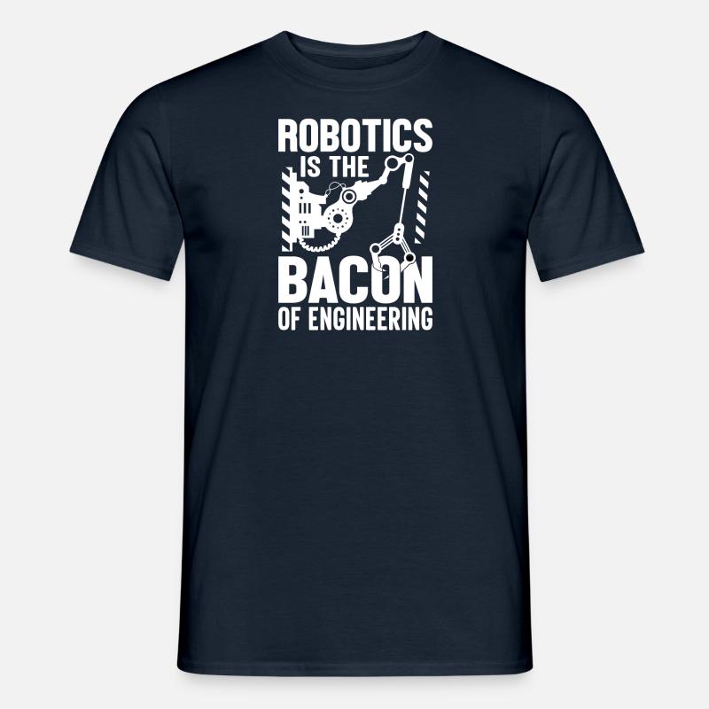 Roboter Programmierer Automatisierungstechniker - Männer T-Shirt - Navy