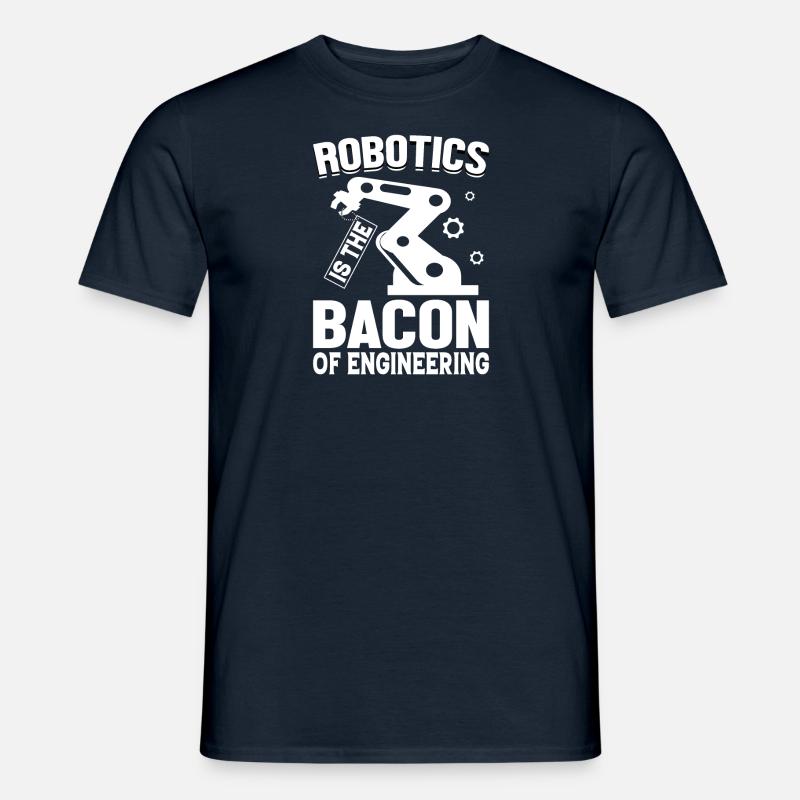 Roboter Programmierer Automatisierungstechniker - Männer T-Shirt - Navy