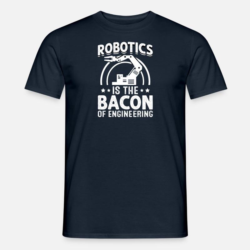Robot Programmer Automation Technician - Men’s T-shirt - navy