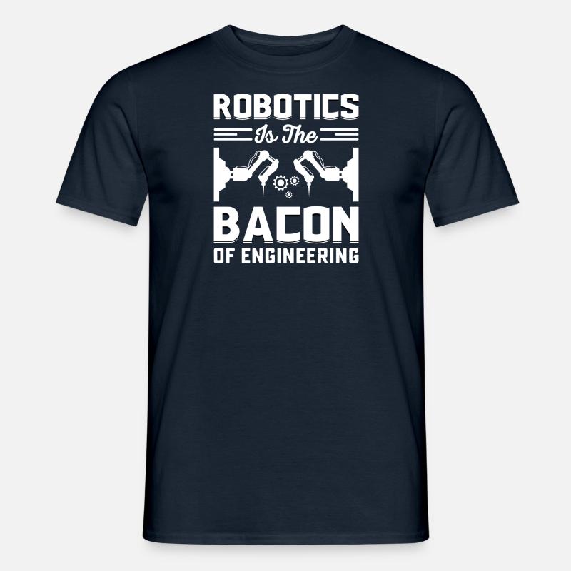 Roboter Programmierer Automatisierungstechniker - Männer T-Shirt - Navy