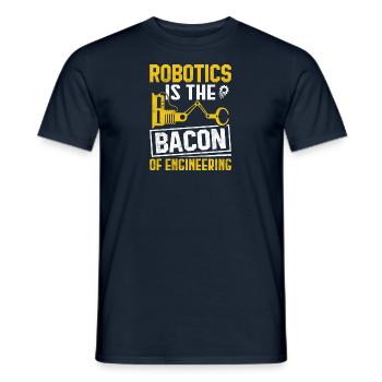 Programmeur de robots Technicien en automatisation - T-shirt homme - marine - Devant - AI Model Male 178 light (178cm)