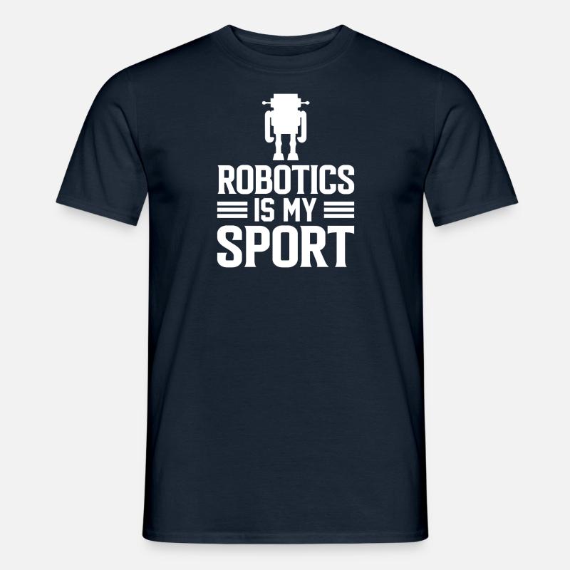 Robot Programmer Automation Technician - Men’s T-shirt - navy