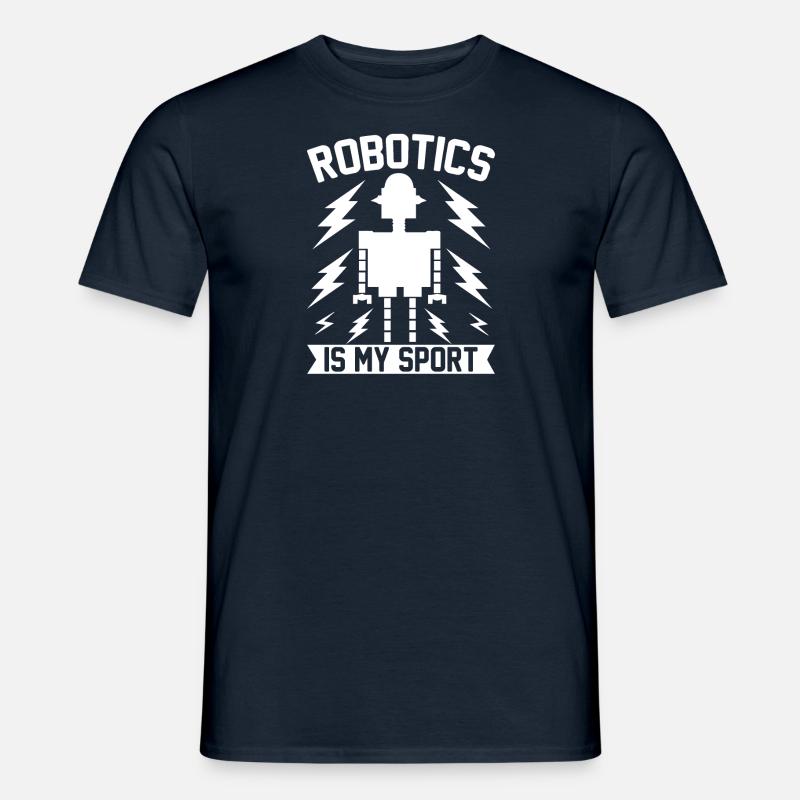 Roboter Programmierer Automatisierungstechniker - Männer T-Shirt - Navy