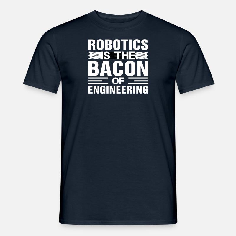 Robot Programmer Automation Technician - Men’s T-shirt - navy