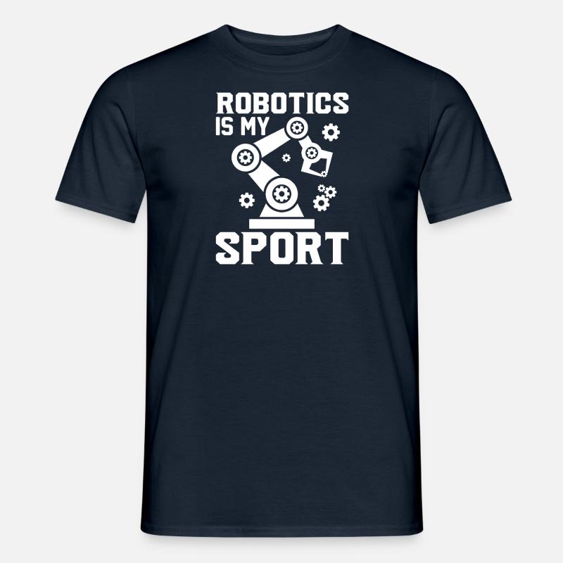 Roboter Programmierer Automatisierungstechniker - Männer T-Shirt - Navy