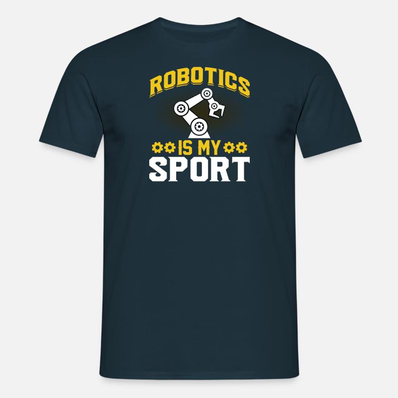 Roboter Programmierer Automatisierungstechniker - Männer T-Shirt - Navy