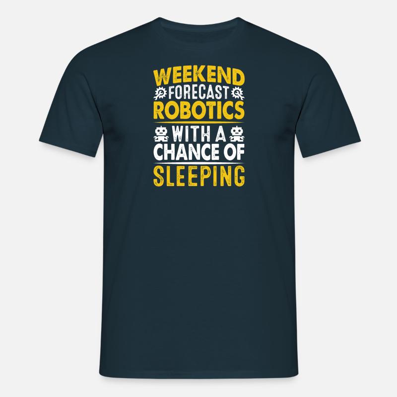 Robot Programmer Automation Technician - Men's T-Shirt - navy
