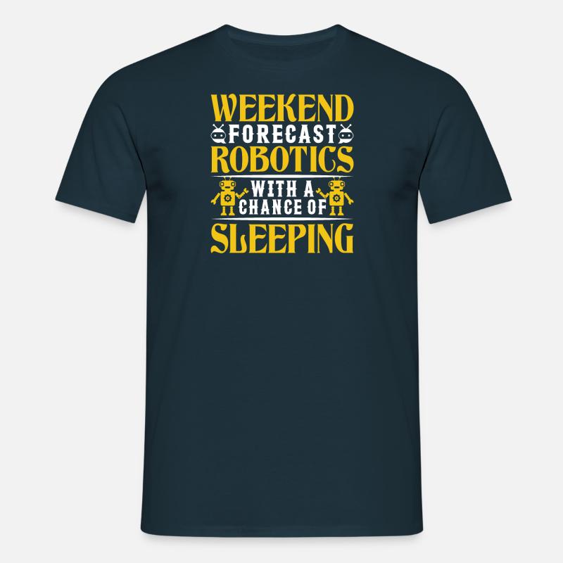 Robot Programmer Automation Technician - Men's T-Shirt - navy