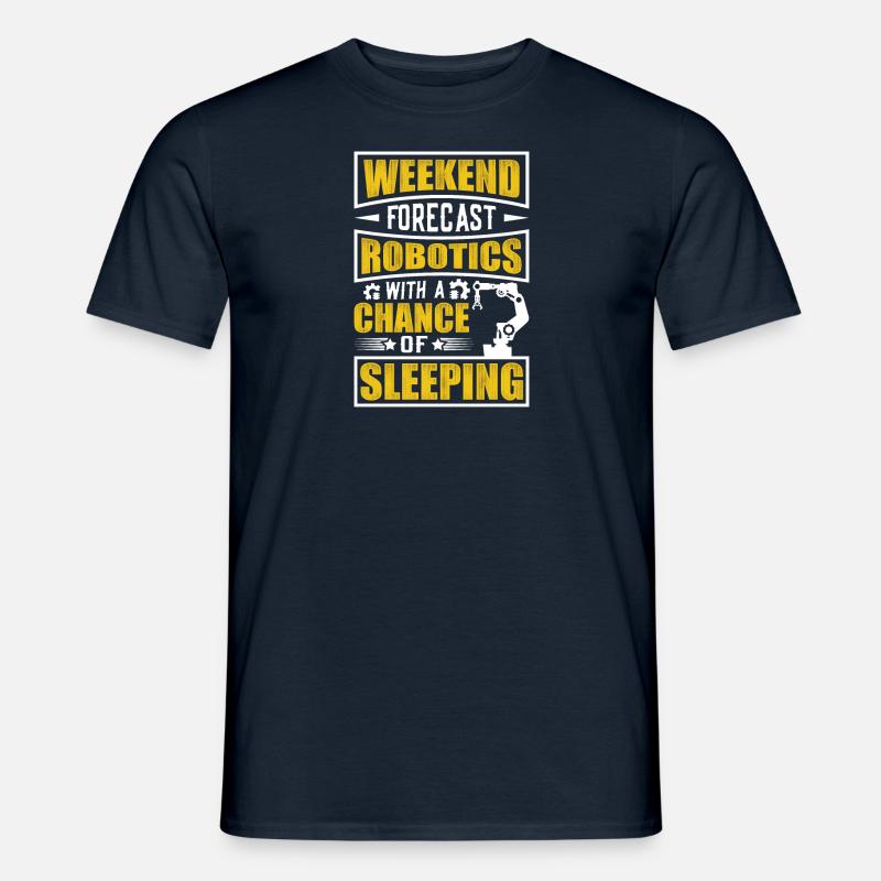 Robot Programmer Automation Technician - Men’s T-shirt - navy