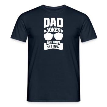 Le meilleur papa du monde Papa Couples Couple Parents Papa Papa - T-shirt homme - marine - Devant - AI Model Male 178 light (178cm)