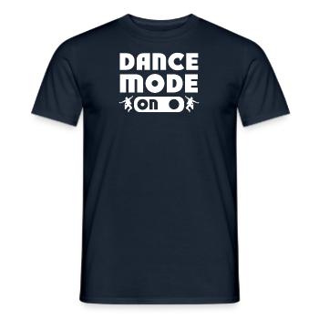 Mode de danse à danseur danseur Party Music Sport - T-shirt homme - marine - Devant - AI Model Male 178 light (178cm)