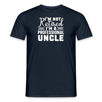 Bester Onkel Schlechter Einfluss Familie Geschenk - Männer T-Shirt - Navy - Vorne - AI Model Male 178 light (178cm)