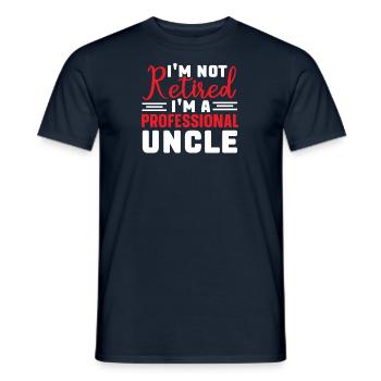 Meilleur oncle Bad Influence Cadeau de famille - T-shirt homme - marine - Devant - AI Model Male 178 light (178cm)