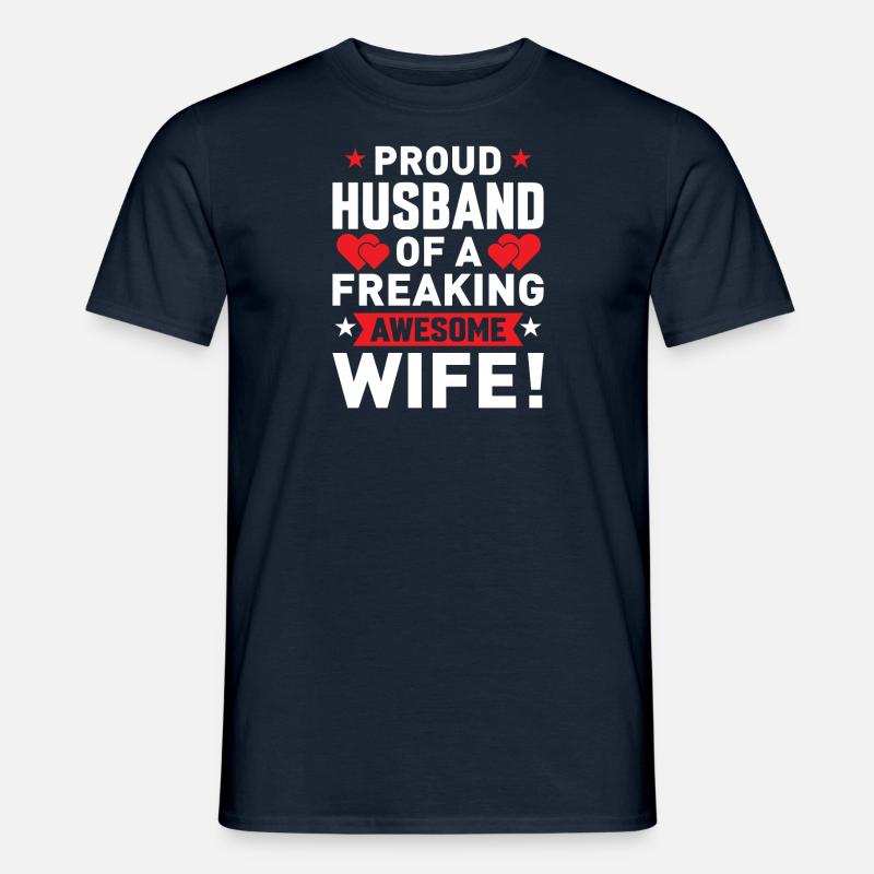 Beste Ehefrau - Männer T-Shirt - Navy