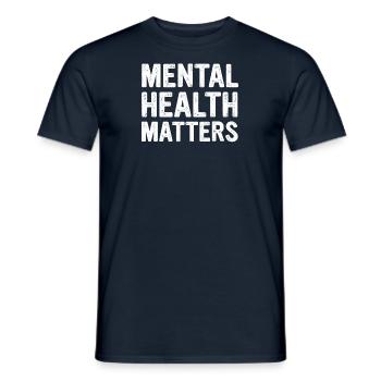 Mental Health Affairs Therapist - Men's T-Shirt - navy - Front - AI Model Male 178 light (178cm)