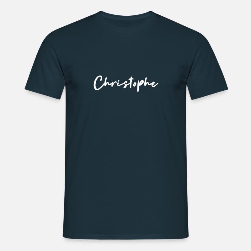 Christopher - Männer T-Shirt - Navy