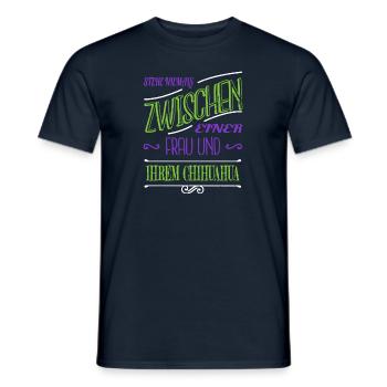 Paw Fun Greyhound Statement Gift Geek Funny - Men's T-Shirt - navy - Front - AI Model Male 178 light (178cm)