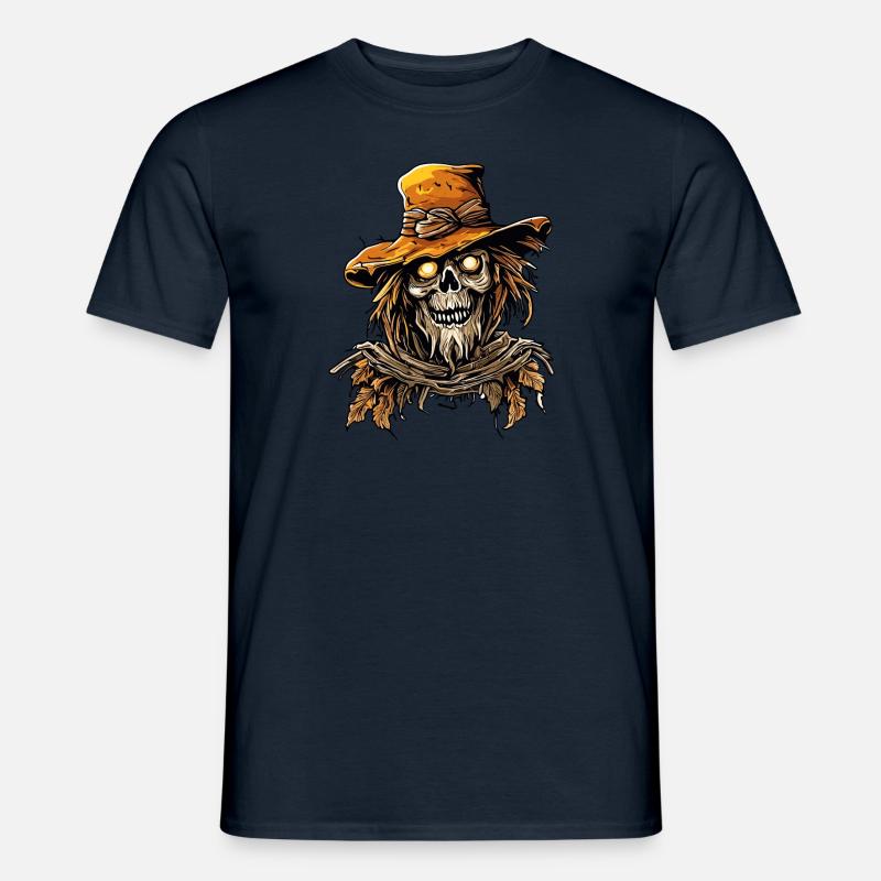 Vogelscheuche / Erntehelfer / Maisfeld / Feld - Männer T-Shirt - Navy