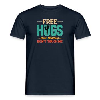 Cactus Fucculent Cactus Garden Cactus Plants - Men's T-Shirt - navy - Front - AI Model Male 178 light (178cm)