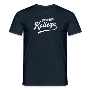 Lieblingskollege Lieblings Kollege bester Kollegen - Männer T-Shirt - Navy - Vorne - AI Model Male 178 light (178cm)