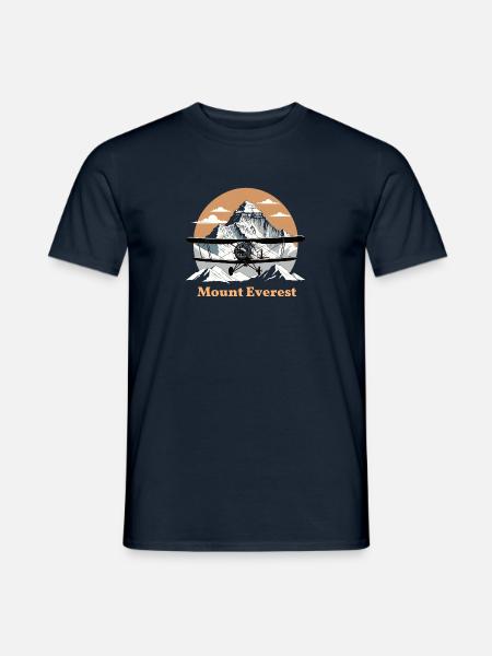 Mount Everest - Men's T-Shirt - navy