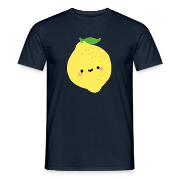 citron - T-shirt homme - marine - Devant - AI Model Male 178 light (178cm)