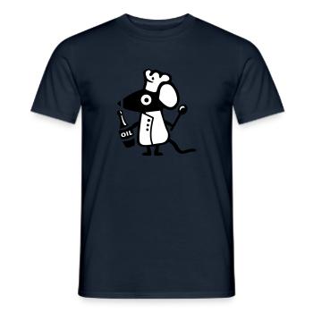 Mouse Koch - rat - Men's T-Shirt - navy - Front - AI Model Male 178 light (178cm)