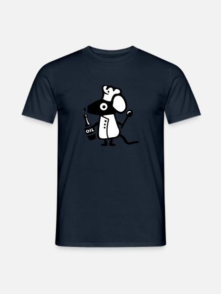 Mouse Koch - rat - Men's T-Shirt - navy