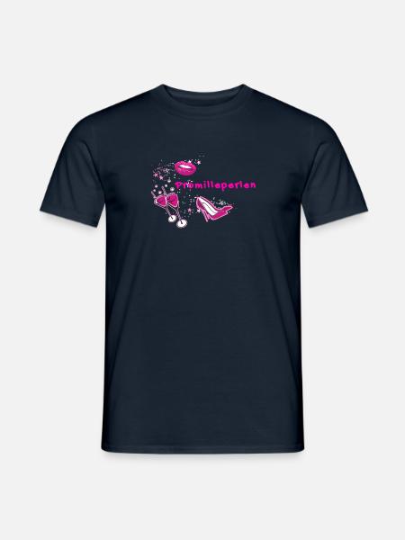 Malle, Urlaub, Getränk, Sterne,Promille - Männer T-Shirt - Navy