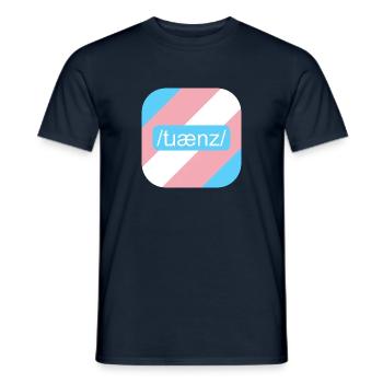 Trans IPA - Men's T-Shirt - navy - Front - AI Model Male 178 light (178cm)